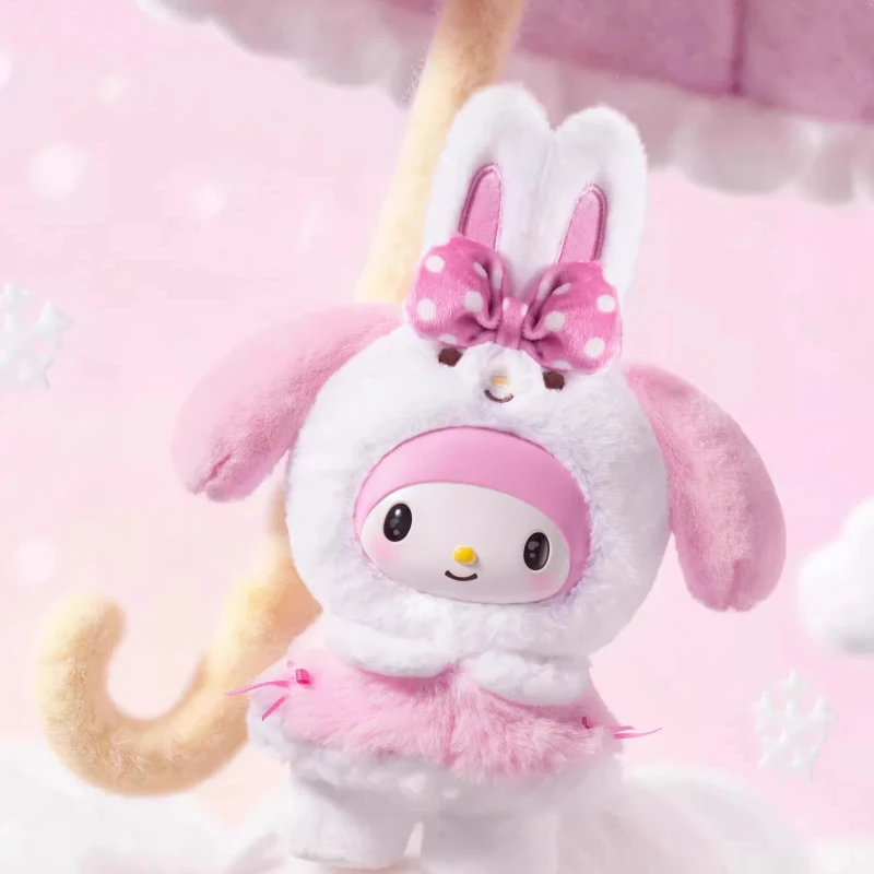 

Подлинная серия Sanrio Little Cape, плюшевая фигурка Куроми Мелодия, сумка, подвеска, брелок, милая и интересная маленькая накидка для подарка