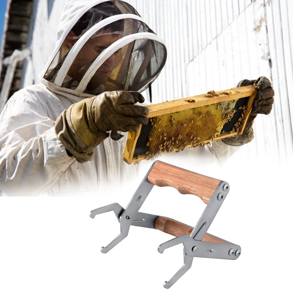 Rvs Bee Hive Frame Clips Houder Nest Doos Klem Honingraat Milt Lifter Capture Grip Bijenteelt Apparatuur