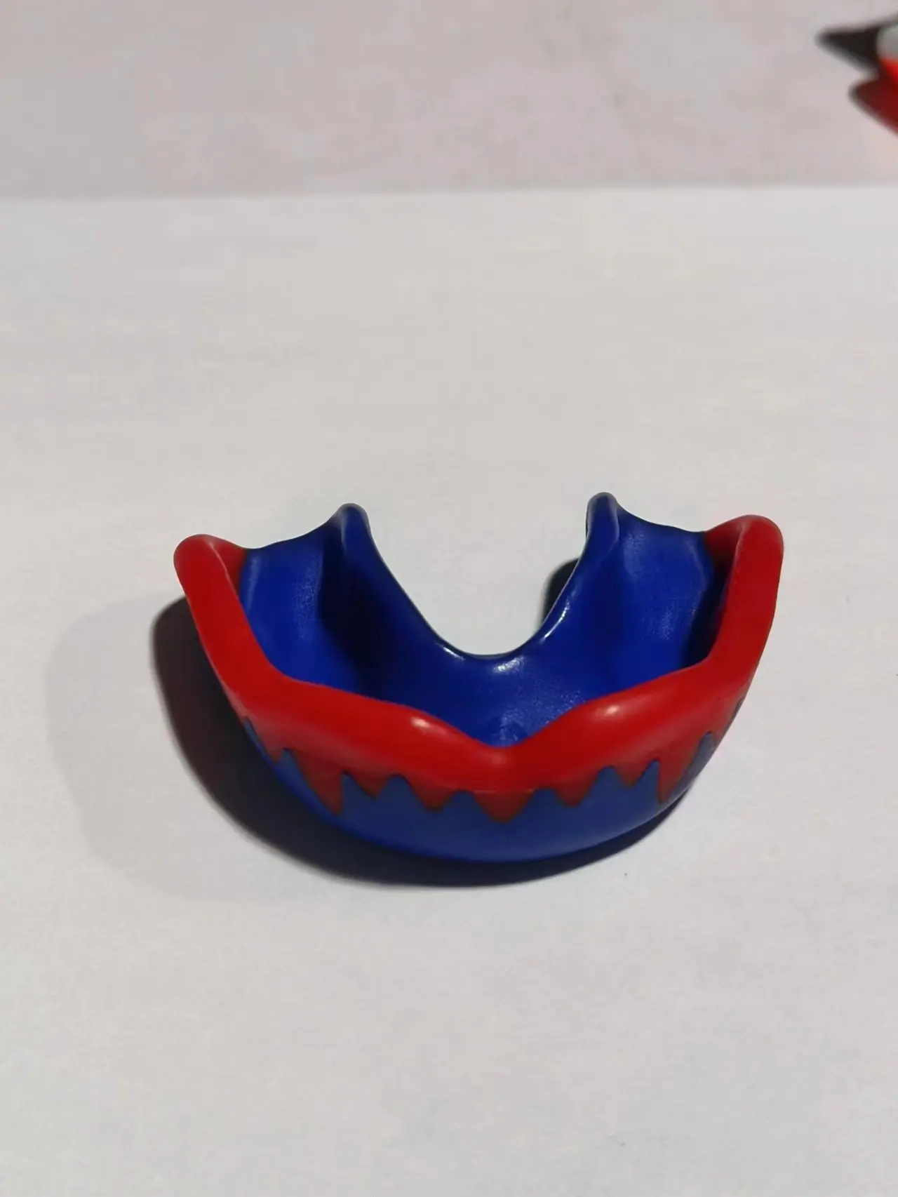 1pc Adult Professional Mouth Guard, Unisex, Two-Color, Eva Material, Suitable For Muay Thai Mixed Martial Arts,Sanda, MMA