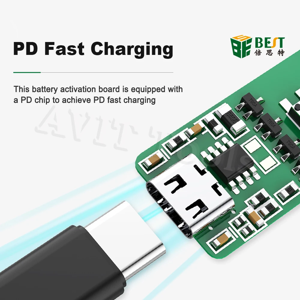 Meilleure BST-J4 PD Charge rapide Non perfecBattery Charging Security ation Petite carte pour iPhone 5-16PROMAX Réparation d'activation rapide