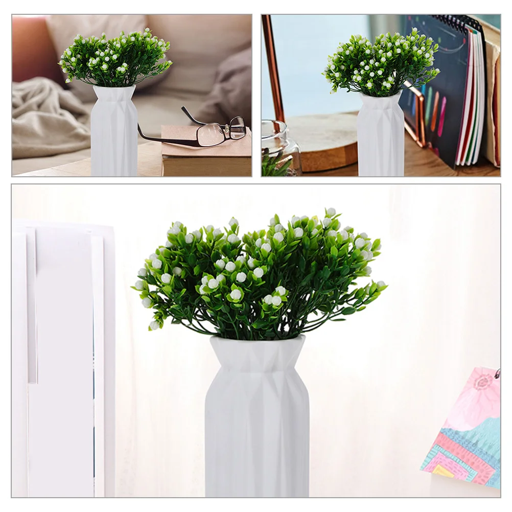 

12Pcs Baby's Breath Flower Stems Simulation Bouquet Artificial Flowers Wedding Party Home Decor Faux Flower Picks Bridal Bouquet