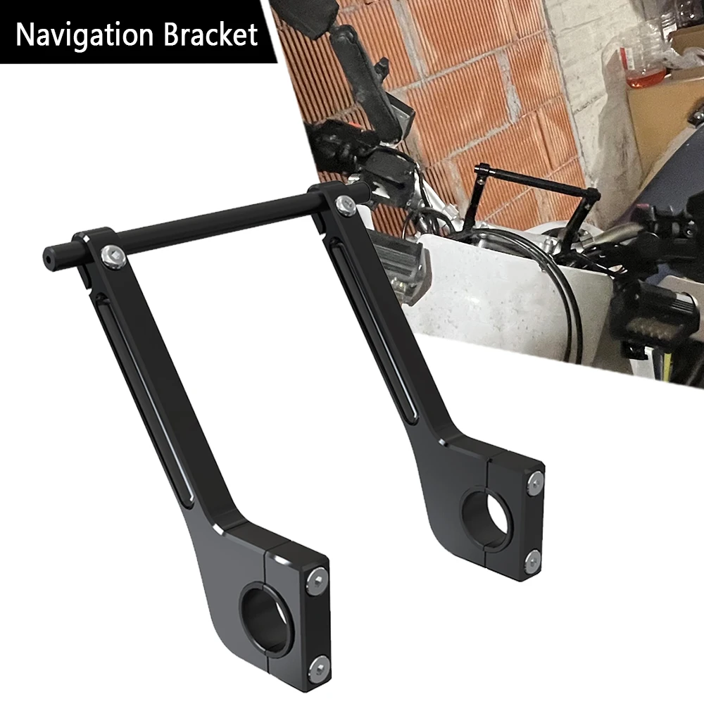 Motorcycle Navigation Roadbook Mounting Arms Kit For 690 SMC R 690 Enduro /R 2008-2023 2022 2021 2020 690 SMC GPS Holder Bracket