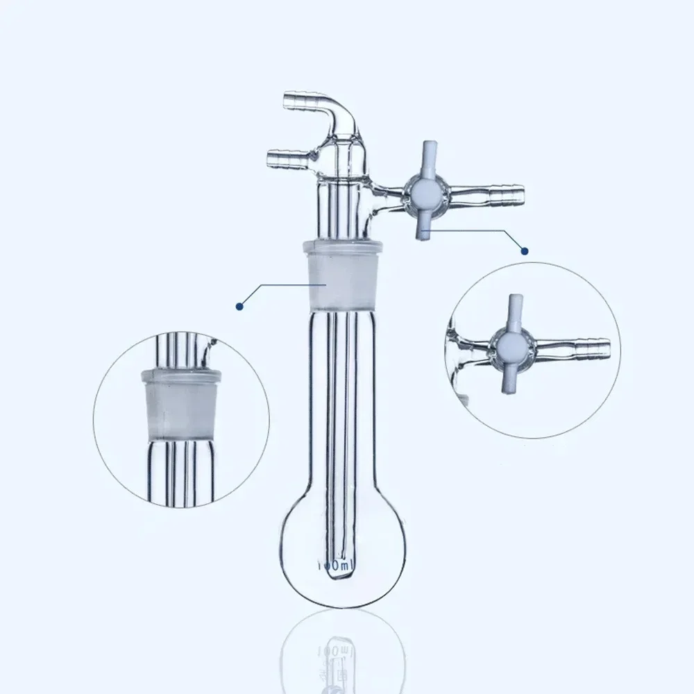 25ml 50ml 100ml 250ml 500ml 1000ml Boro. Experimento químico de cristalería labrotaria de matraz de sublimación micro sublimador de vidrio