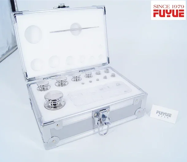 Universelles Gewicht aus Edelstahl F1, Güteklasse 1 mg-500 g, Standardgewichtsset, elektronische Waage, Ausgleichsgewicht