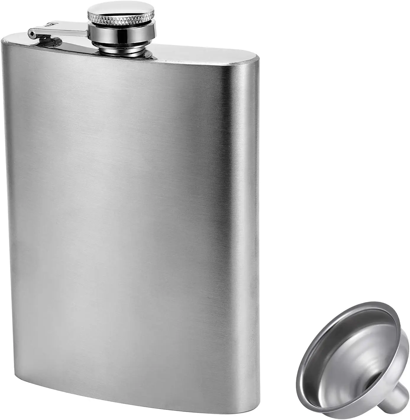 1-10oz Hip Flask Stainless Steel Hip Flasks with Funnel Leakproof Drinking Flask Portable Camping Pocket Flask For Liquor YY019