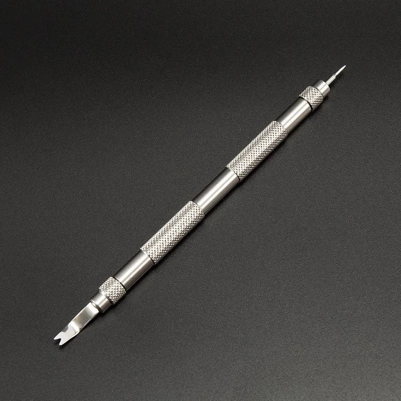 시계 수리 도구 밴드 조절기 프롱 플라이어 기계식 시계 링크 교체 이어 포크 오프너 - 시계 유지 관리 키트