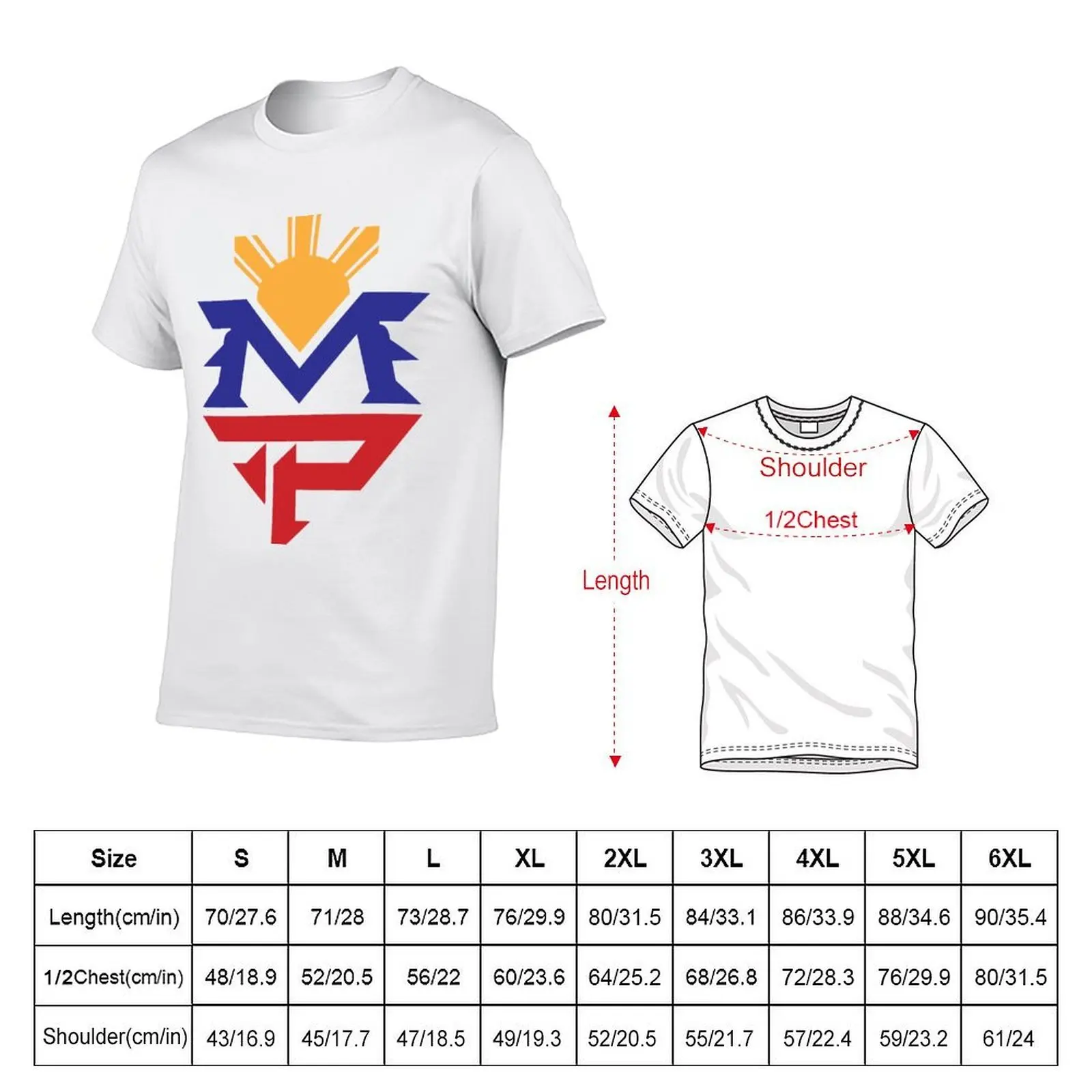 Manny MP Pacquiao Filipino Sun Flag T-Shirt luxury designer for a boy mens graphic t-shirts anime