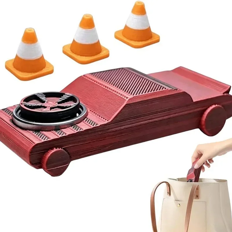 Taschen-Drift-Fidget-Auto 3D-Gedrucktes Mini-Finger-Drift-Auto Spinner Gyro Tragbares Stress- und Angstabbau-Schreibtischspielzeug für Kinder und Erwachsene – Detail 7