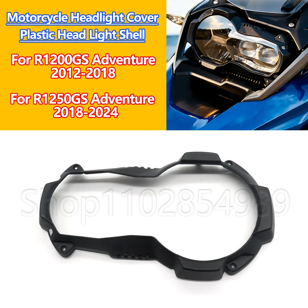 Motorcycle Headlight Cover ABS Plastic For BMW R1200GS R1250GS 2012-2024 R1250 R1200 R 1200 1250 GS Adventure Head Light Shell