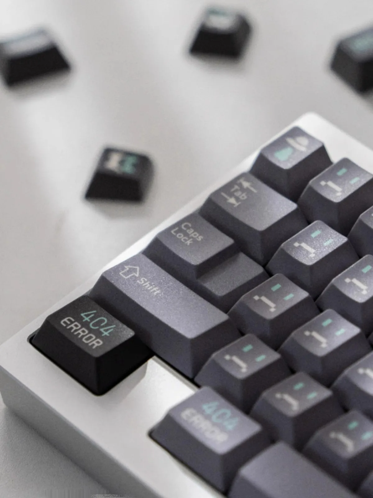 ERR·OR40·4 Teclas con perfil de cereza temáticas Personalización de teclado mecánico Teclas