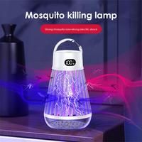 USB Mosquito Killer Camping Light Lamp 2000mAh Multi-band Antimosquitos Portable Mute IPX5 Waterproof for Indoor Outdoor