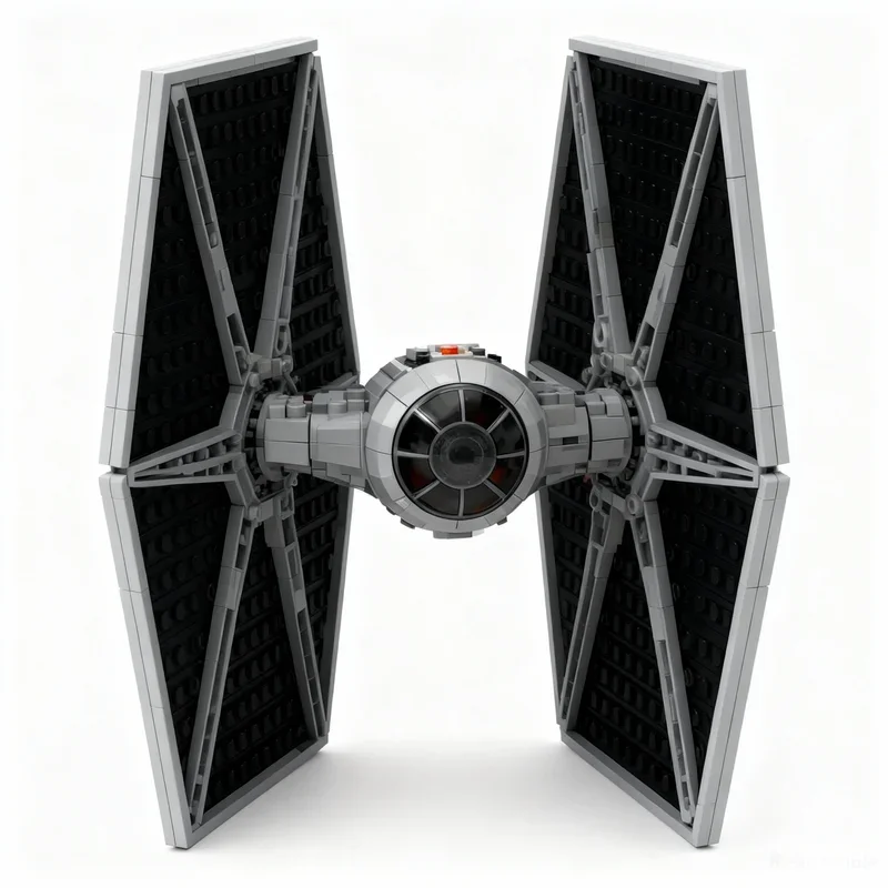 435PCS MOC Space Battle 1 100 Tie Reaper Squadron Scale Model DIY Assembly Building Blocks Birthday Gift Display Building Set