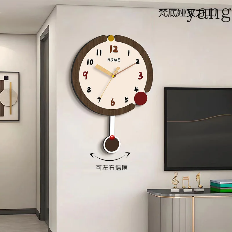 CX living room wall clock household advanced decorative painting quartz clock silent wall watch simple