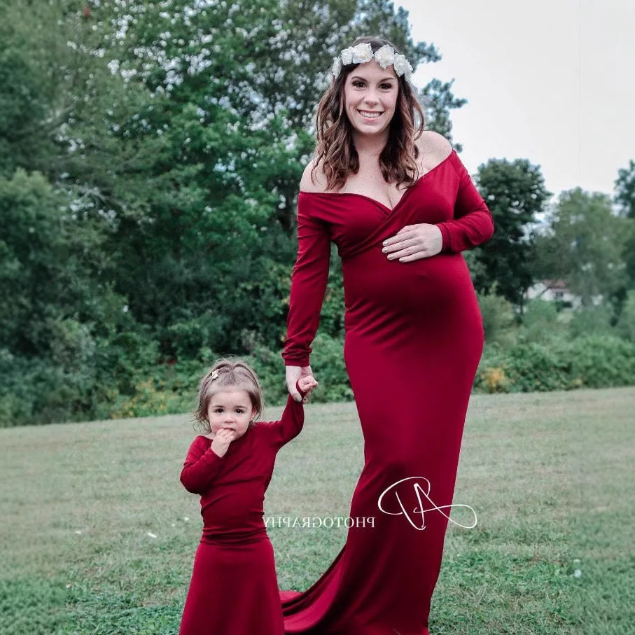 

Европейское и американское платье для беременных с v-образным вырезом, шелковое хлопковое платье макси со шлейфом, молодежное платье для беременных