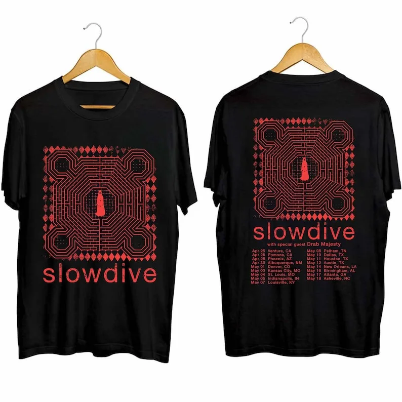 

Slowdive 2024 Tour Shirt, Slowdive Band Fan Shirt, Slowdive 2024 Concert Shirt