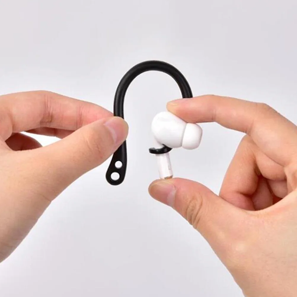 

2 Pairs Wireless Ear Model Holder Anti-lost Protective Earhook Compatible for Airpods Sports Earphone Accessories