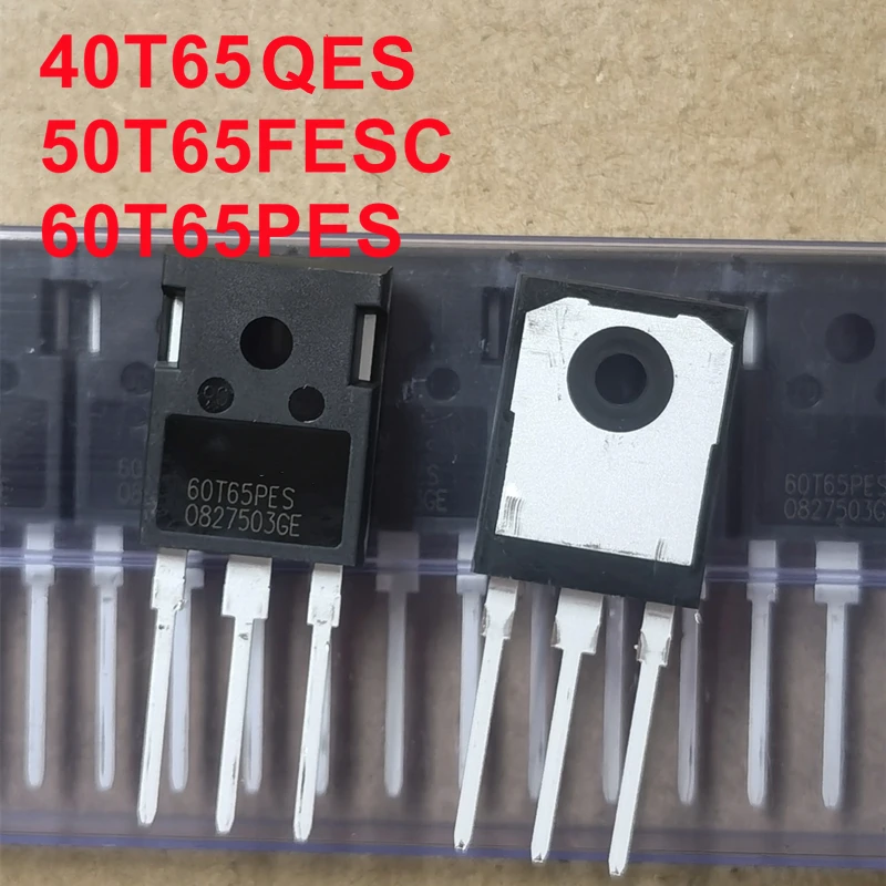 10PCS Lot Original New 60T65PES MBQ60T65PES 60T65 TO-247 50T65 MBQ50T65FESC 50T65FESC 40T65FDSC 40T65QES IGBT Transistor