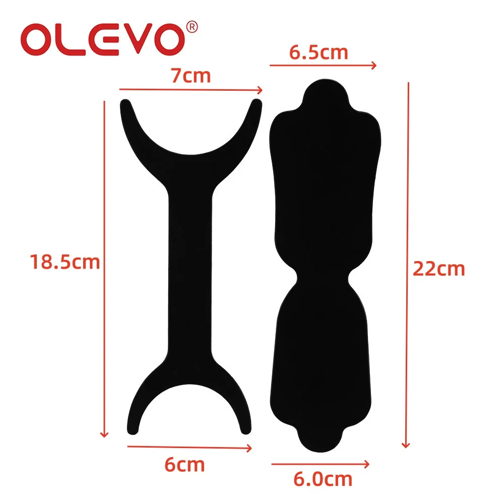 OLEVO 1Pc Dental Photo Contrast Photography Contraster Oral Cheek Silicone Flexible Black Background Board Autoclavable Bendable