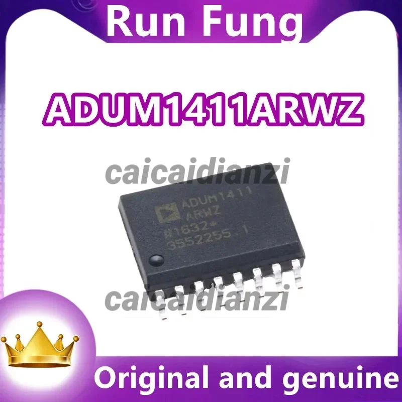 ADUM1411ARWZ-RL ADUM1411 SOIC-16 	 General Purpose Digital Isolator 3750Vrms 4 Channel 1Mbps 25kV/µs CM     10Pcs/Lot