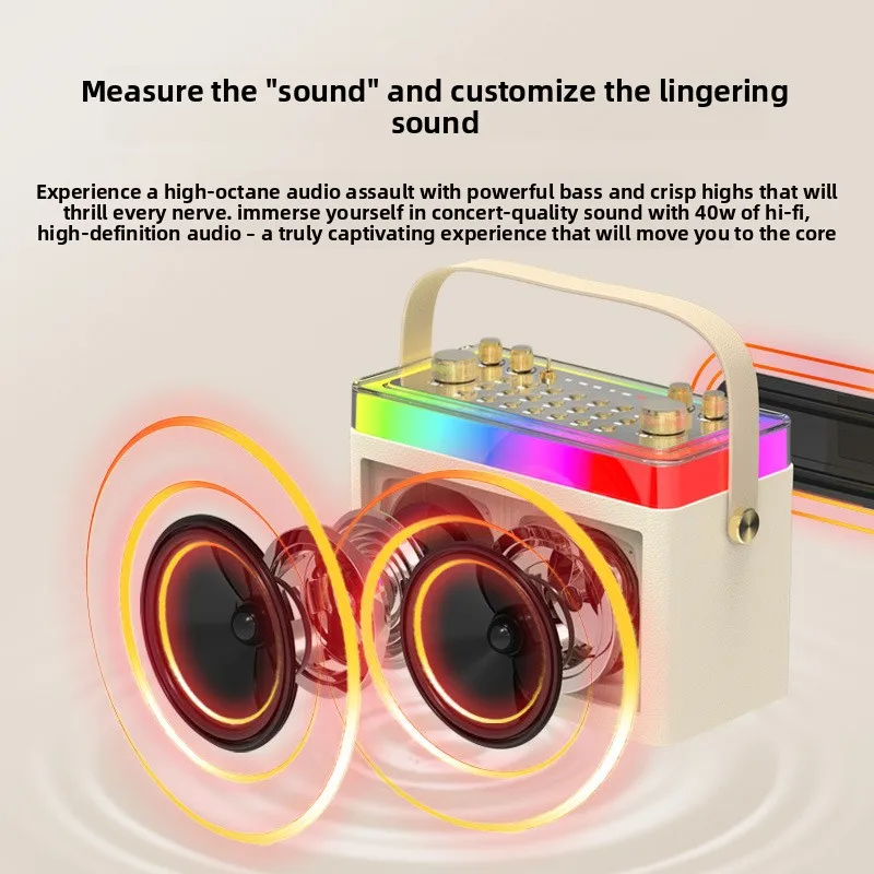 

Портативная беспроводная Bluetooth-колонка с микрофоном для улицы