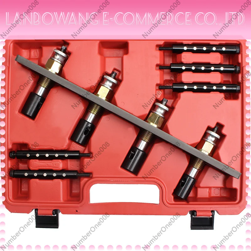 Fuel Injector Removal Installation Tool Kit Injector Extractor Puller Set for Automotive Engine Maintenance