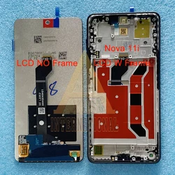 Original 6.8'' For Huawei nova 11i MAO-LX9 LCD Display nova 11i Screen+Touch Panel Digitizer For Huawei Nova 11i LCD Frame