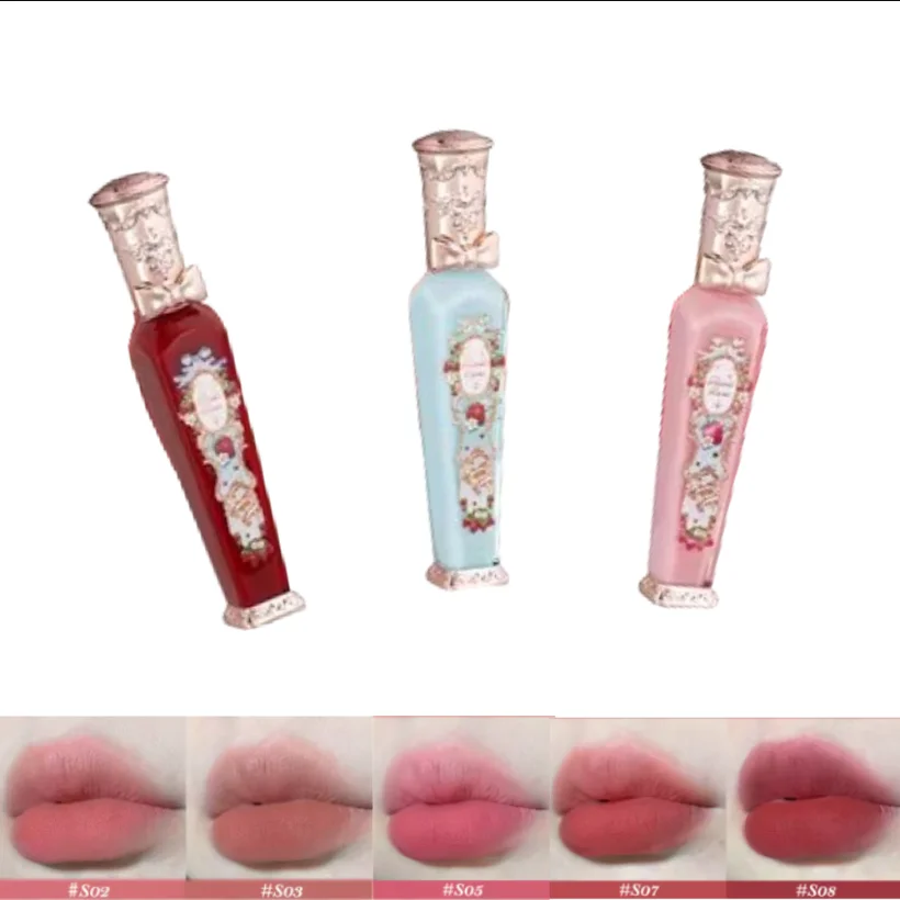 

Flower Knows Strawberry Rococo Matte Velvet Lip Cream - Long-Lasting Soft Lip Stain Trendy Makeup for Women And Girls