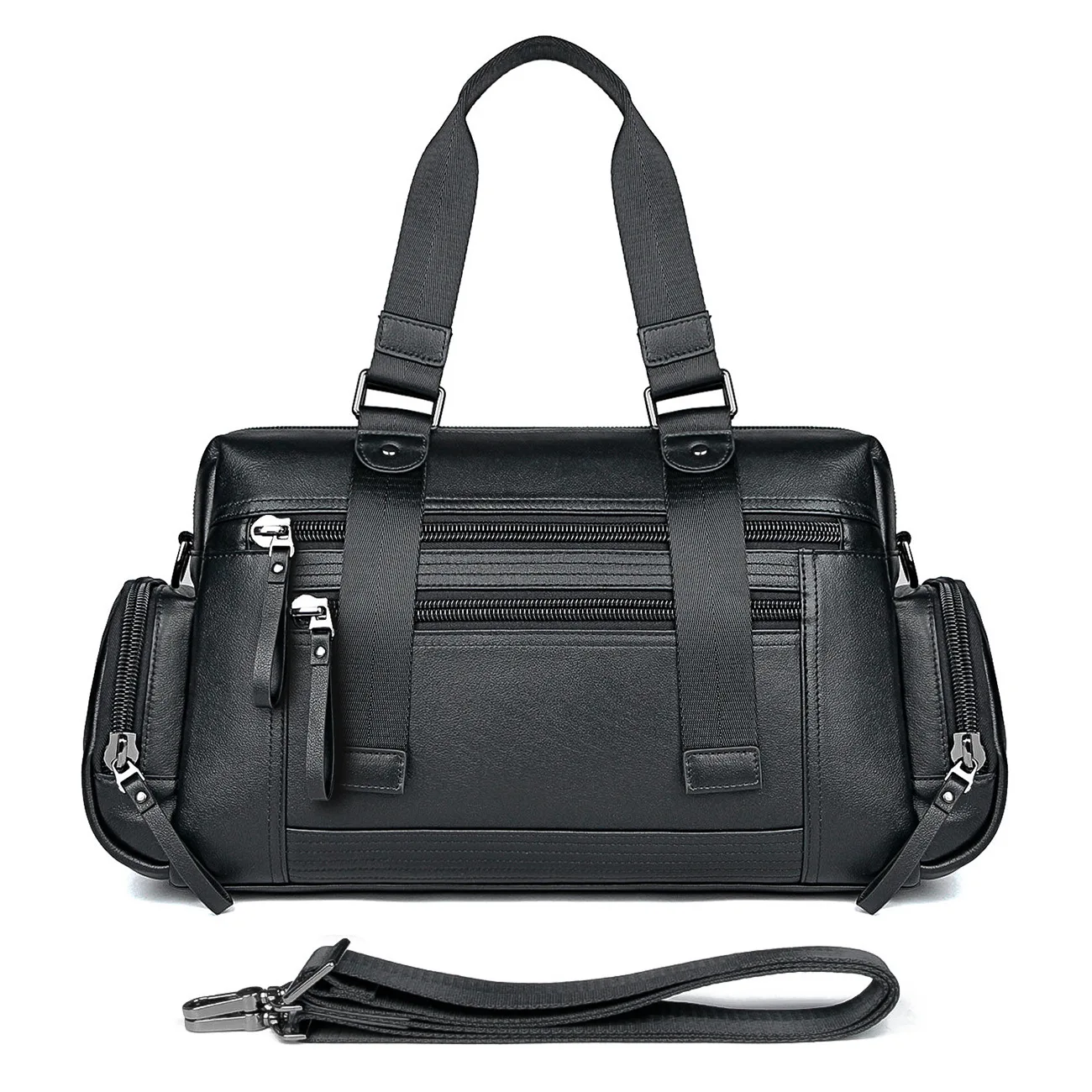 

Fashion Nappa Grain Top Grain Cowhide Multi-purpose Bag Hand Shoulder Crossbody Travel Pouch 7420