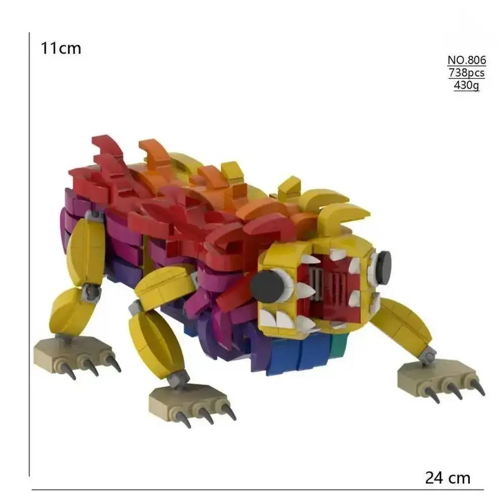 Poppy Playtime Spielzeug 5-teiliges Poppy Playtime Bausteine-Set Poppy Playtime Bausteine-Spielzeug Geburtstagsgeschenk für Schüler