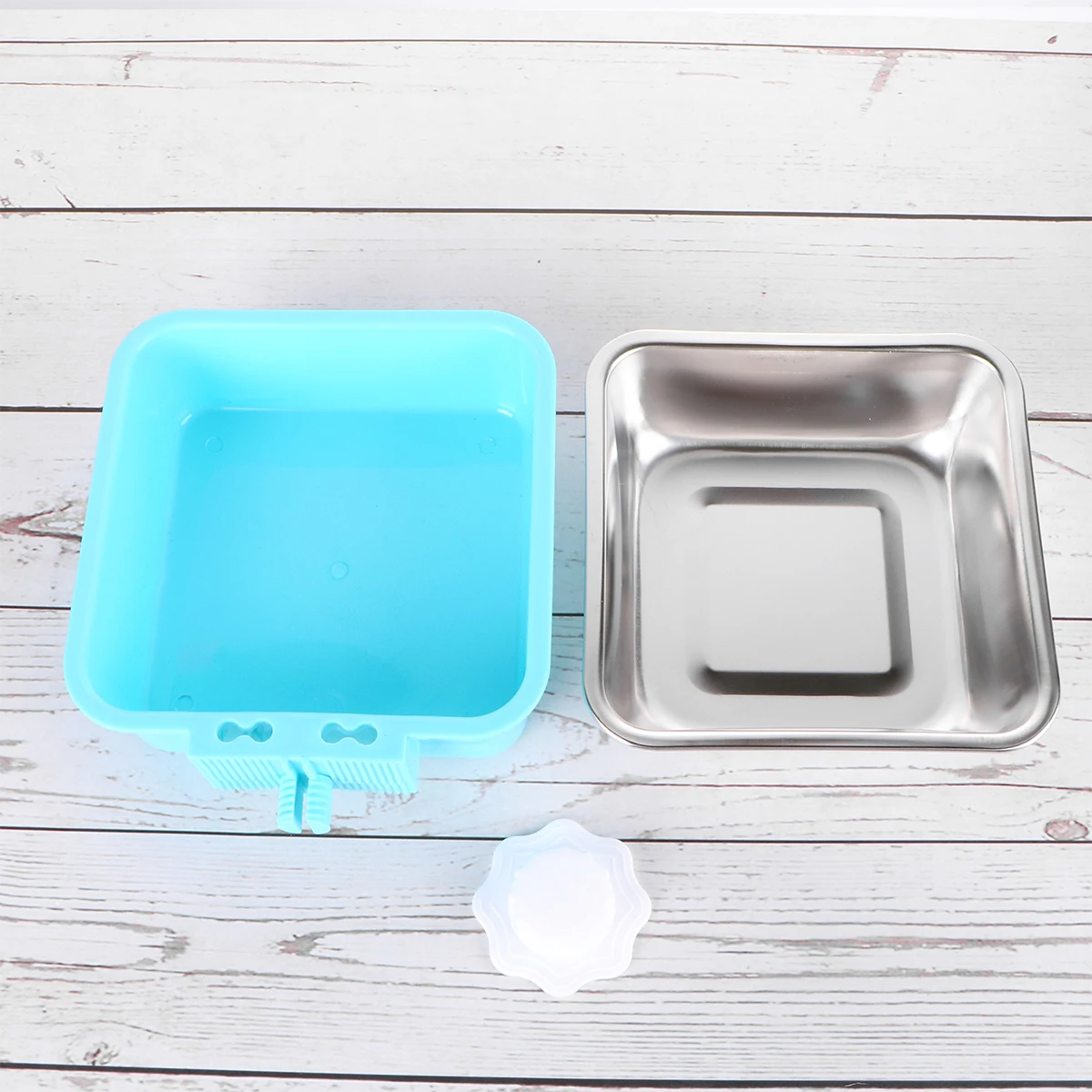 

Pet Feeding Bowl for Dog Cat Hanging Fixed Stainless Steel Feeder Cage Removable Easy Cleaning Food Water Bowl Pet Supplies -