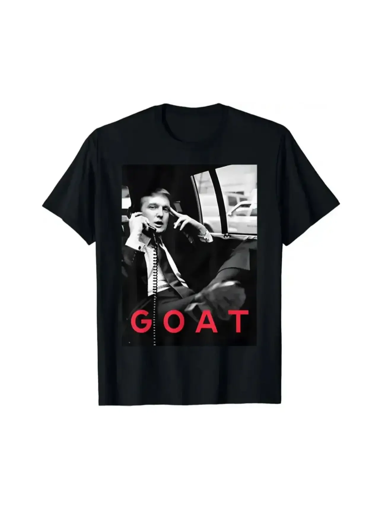 ZYXZ Goat Vote Trump 2024 Fun Support Republican Pro American T-shirt Pattern T-shirt Women's Clothing Street Clothing 77899