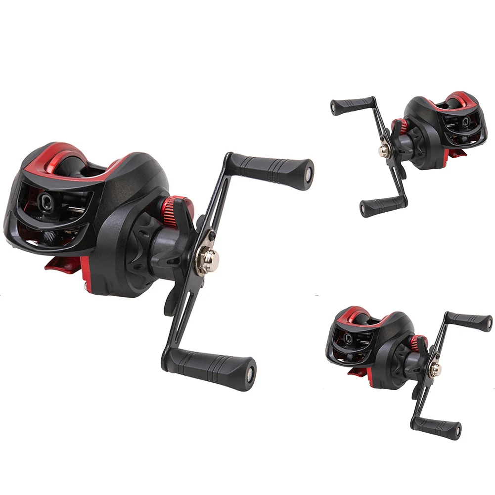 Lowprofile Fishing Reel Gear Ratio 7.2:1 Casting Reel Low Profile Freshwater Bait Caster Fishing Reel For Outdoor Fishing