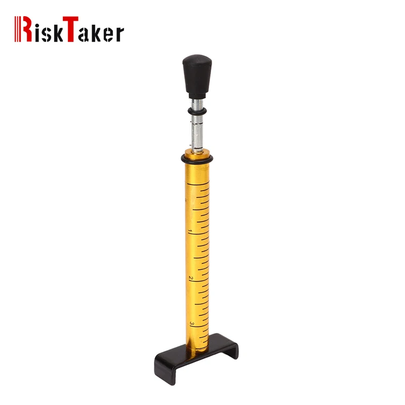 

RiskTaker Belt Tension Gauge 10LbS Specification with L Shaped Pad, Belt Gauge Adjustment Tool for Motorcycle Belt Replacement