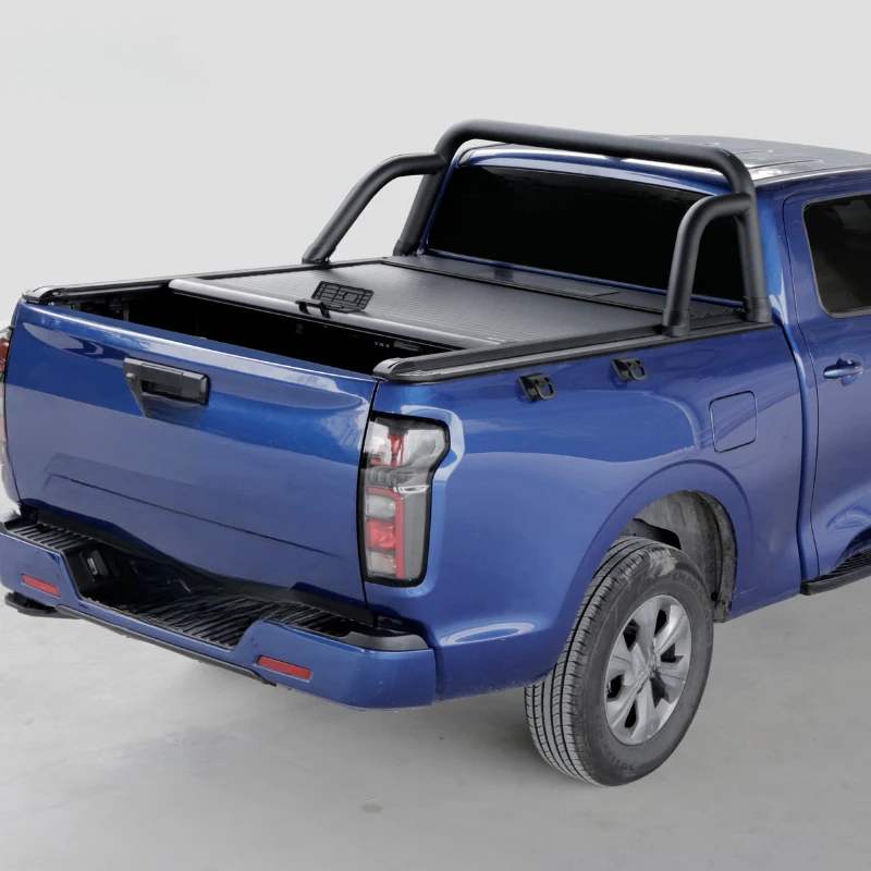 High Quality Waterproof Hard Retractable Electric Roll Up Roller Shutter Tonneau Cover Offroad Fit Tacoma Pickup Truck Accessori