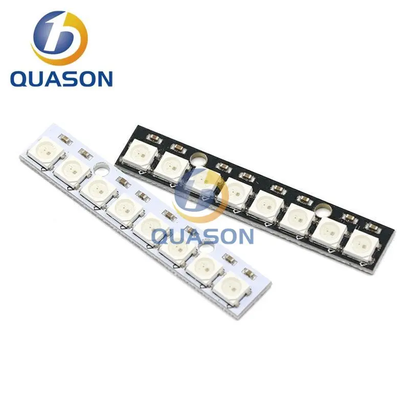 Stick 8 channel WS2812 5050 RGB LED lights built-in full color-driven development board