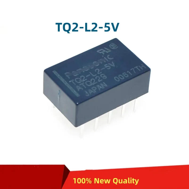 10PCS/Lot TQ2-L2-3V 、TQ2-L2-5V 、TQ2-L2-12V 、TQ2-L2-24V DIP-10 New Original Signal Relay DPDT ATQ221、ATQ229、ATQ223、ATQ224