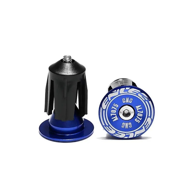 ENLEE 1 Pair Bike Grip Handle Bar End Cap Aluminium Alloy MTB Handlebar Grips Plugs Caps For Bicycle Handlebar Accessory