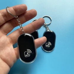 5pcs 13.56MHz ISO14443A NFC NTAG213 Keyfobs Tags Access Control System Kit RFID Key Finder Card Token Attendance Keychain