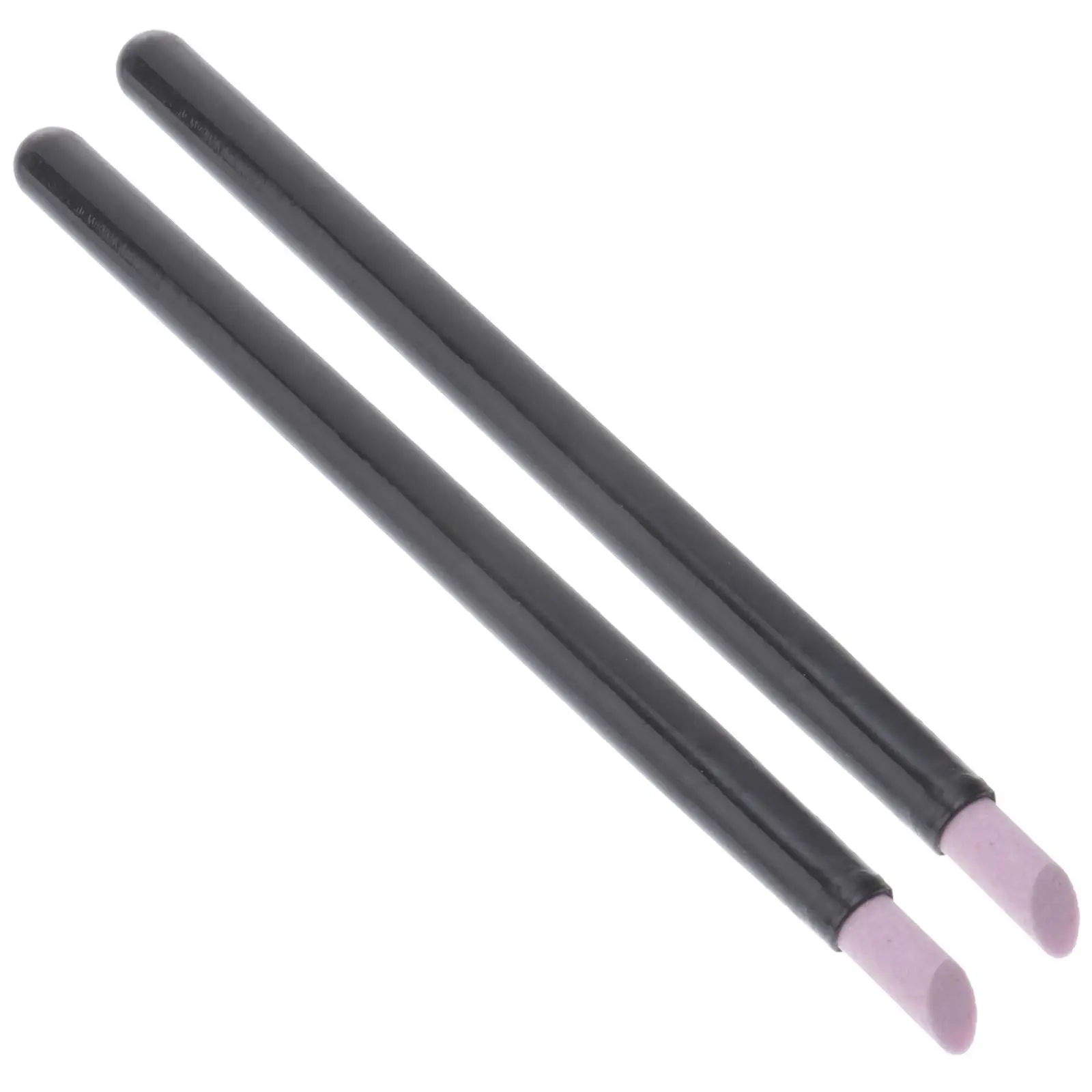

2 Pcs Nail Polished Rod Cuticle Manicure Stick Tools Stripe Washable Safe Professional Personal Use