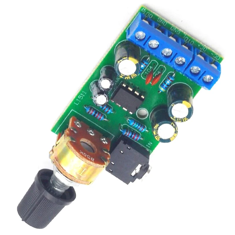 A25P TDA2822M Stereo Audio Amplifier Board 2.0 Portable Radio Amplifier DC Power Supply 1.8-12V