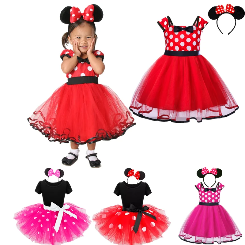 Newborn Girls Costume for Cosplay 1 2 3 4 5 Years Infant Birthday Princess Dresses Baby Girls Christmas Party Role-play Dress Up