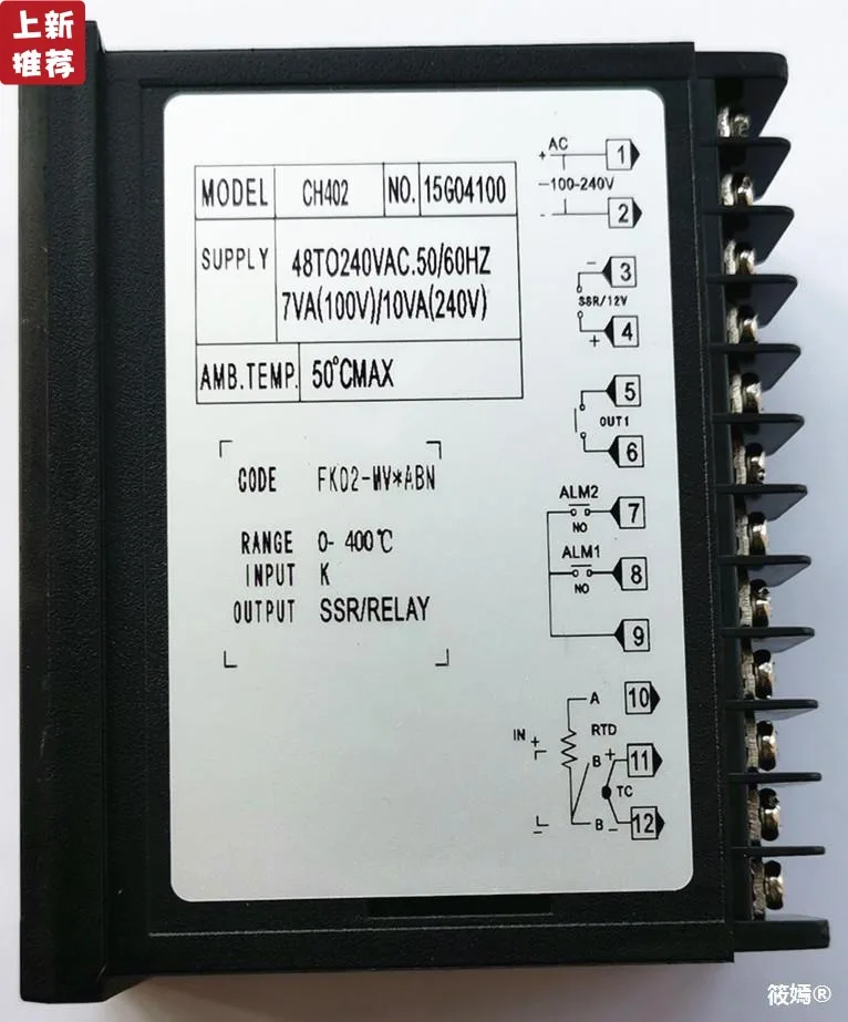 48*96CM RKC regulator temperatury CH402 w stanie stałym podwójne wyjście temperatura PID kontroler z krótkiej sprawy przekaźnik