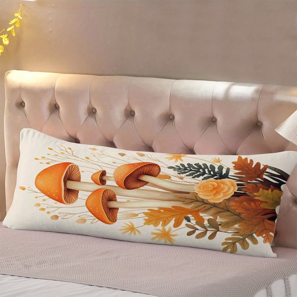 [ ] Full Body Support Pillow, Double-Sided, Modern Style, Multi-Color, Polyester Material, Zipper Closure, Machine Washable, Sui