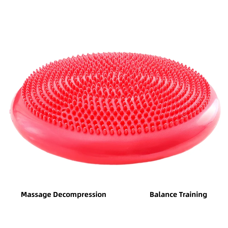 Thickened PVC Inflatable Yoga Balance Cushion Massage Decompression Balance Training Cushion Fitness Yoga Pedal