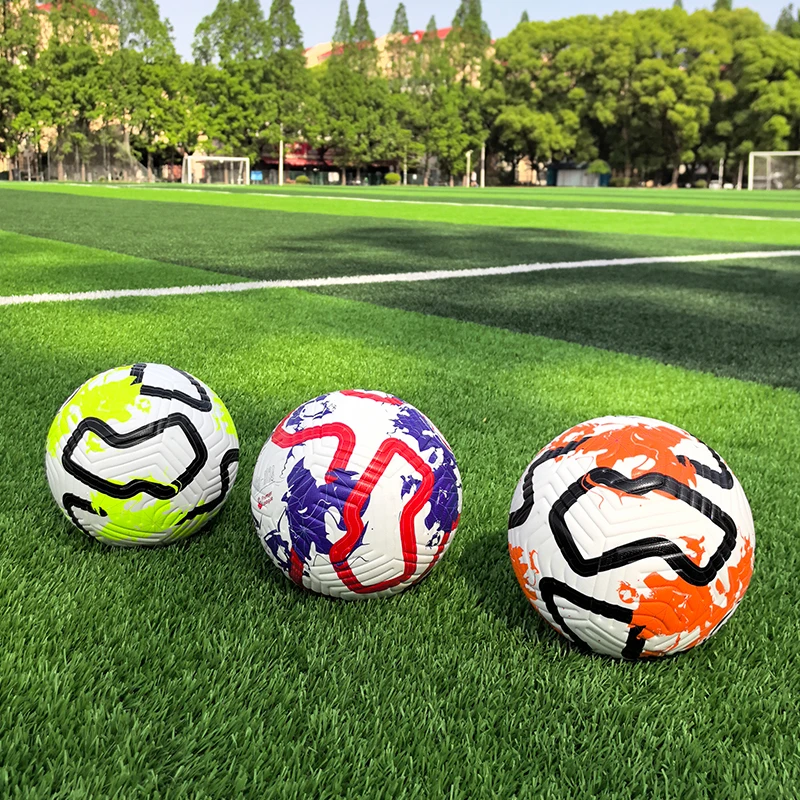 Bola de futebol tamanho 5 alta qualidade competição grau profissional futebol ao ar livre resistente ao desgaste bolas de treinamento masculino e feminino