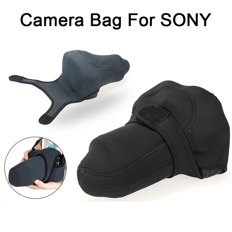 Camera Bag For Canon/Sony/Nikon/Pentax DSLR Camera Accessories DSLR Bag Sleeve Pouch Neoprene 2 Sides Use Universal Case
