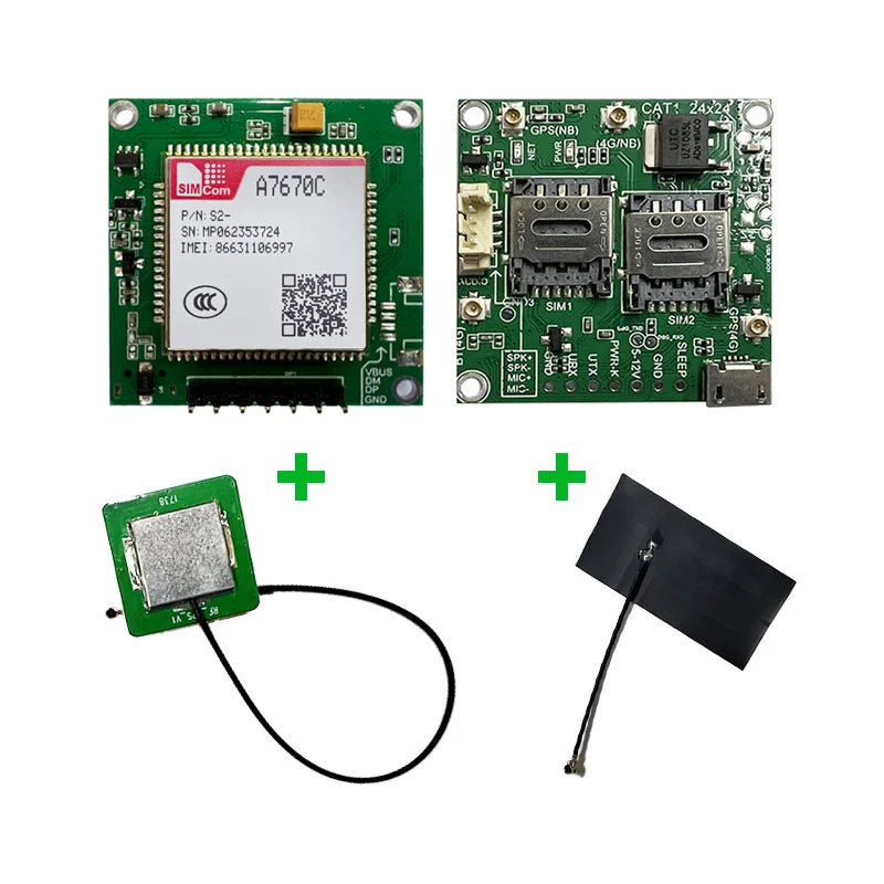 SIMCOM A7670C core board A7670C-LASE A7670C-FASE A7670C-LNNV A7670C-LNNY A7670C-MNNV Development Board LTE CAT1