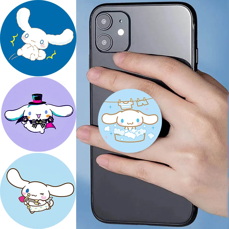 

Socket Popping Cinnamoroll For Huawei For Samsung For iPhone 13 14 15 Plus Mobile Phone Stand Phone Sockets Folding Griptok Grip