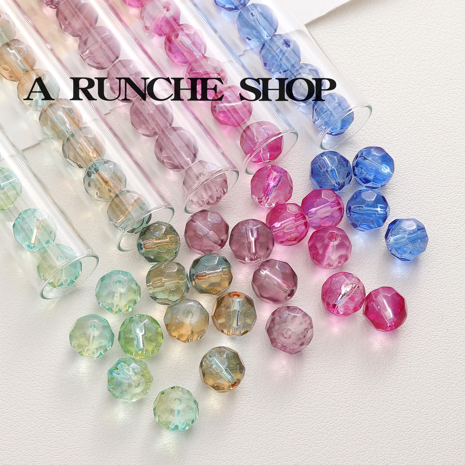 

Прозрачные хрустальные бусины в форме Земли, граненые стеклянные бусины для самостоятельного изготовления браслетов, ожерелий, аксессуаров, модных украшений