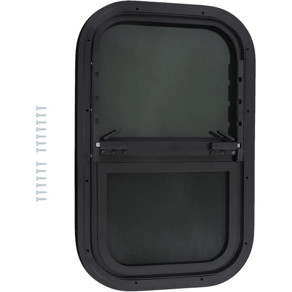 نافذة RV منزلقة عمودية مقاس 15 بوصة × 24 بوصة - معتمدة من وزارة النقل لتشغيل موثوق به #2